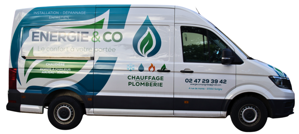 Camion Energie & Co, société basée à Sorigny en Indre-et-Loire.