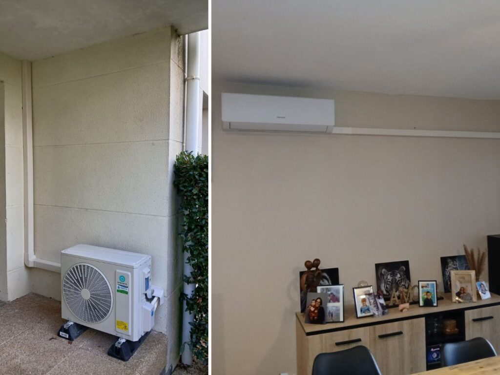 Installation d'une climatisation réversible à Fondettes par Energie & Co, expert chauffagiste RGE en Indre-et-Loire.